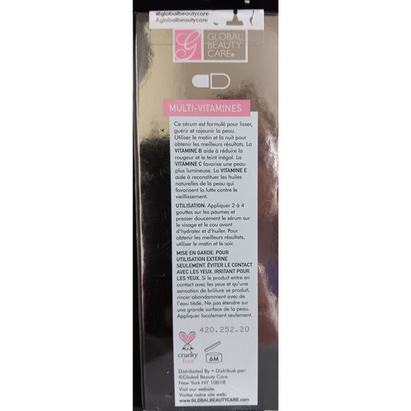Global Beauty Care Multi-Vitamin Serum 1oz (30ml) -NEW - Picture 4 of 6
